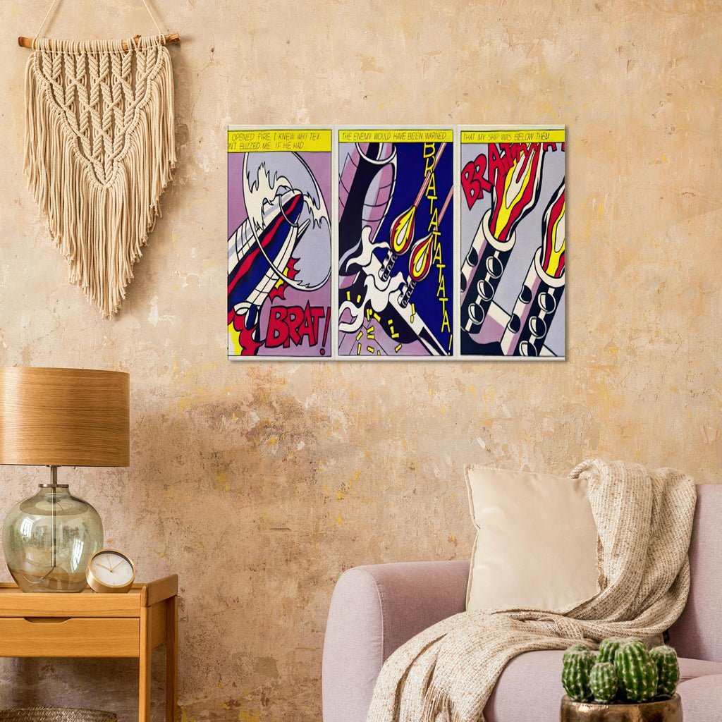 AS I OPENED FIRE 1964 Canvas | Roy Lichtenstein Canvas | Roy Lichtenstein Shop