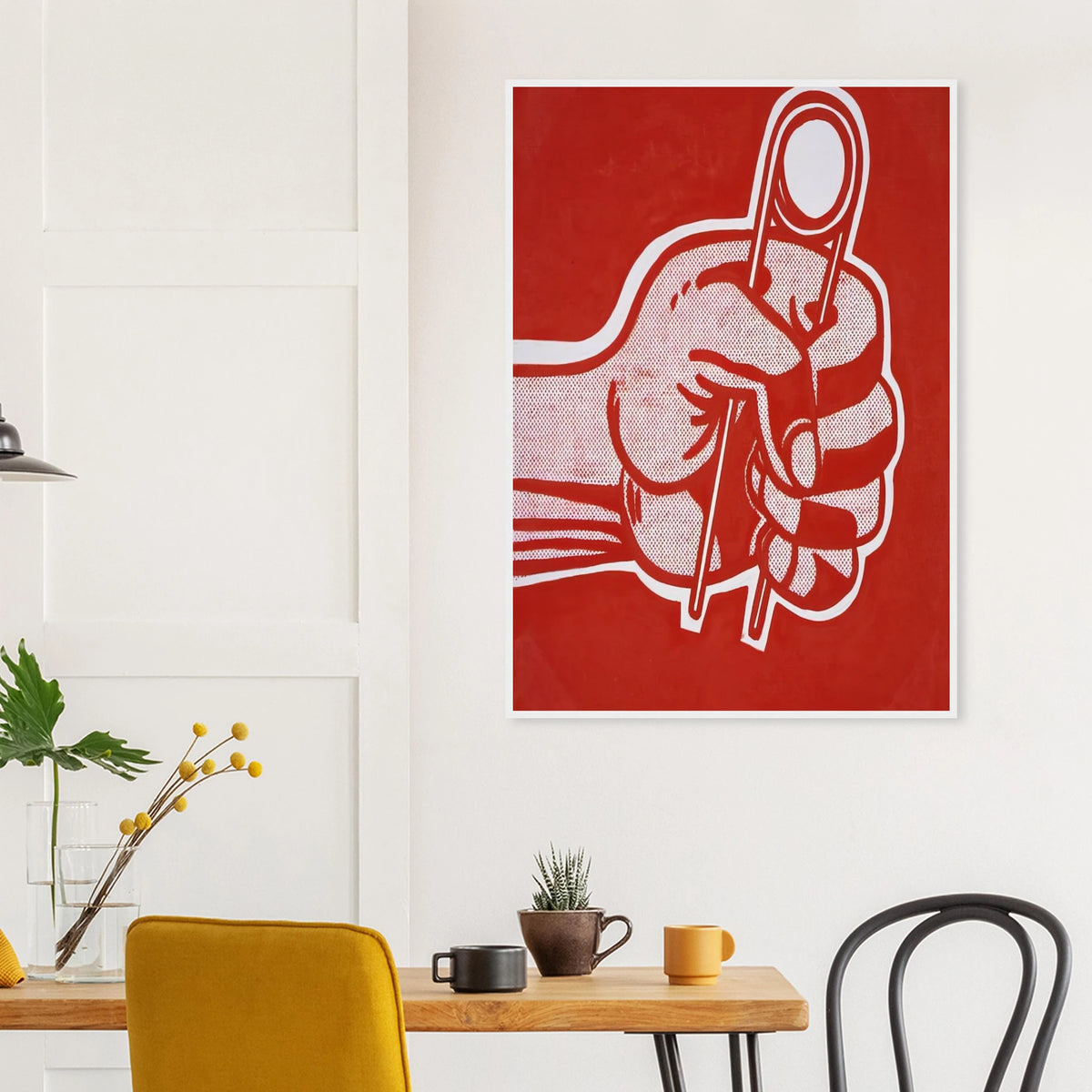 THE GRIP 1962 Framed Poster | Roy Lichtenstein Framed Prints Wall Art | Roy Lichtenstein Shop