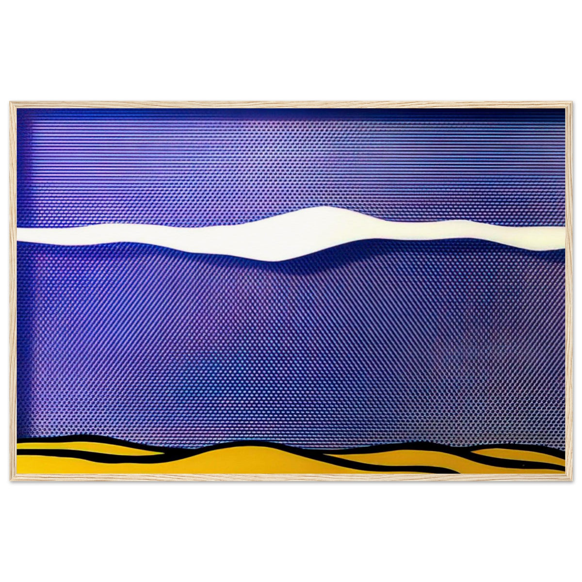 ARCTIC LANDSCAPE 1964 Framed Poster | Roy Lichtenstein Framed Prints Wall Art | Roy Lichtenstein Shop