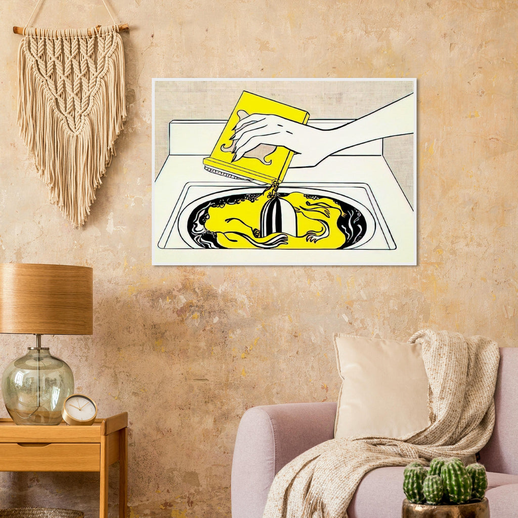WASHING MACHINE 1961 Framed Poster | Roy Lichtenstein Framed Prints Wall Art | Roy Lichtenstein Shop