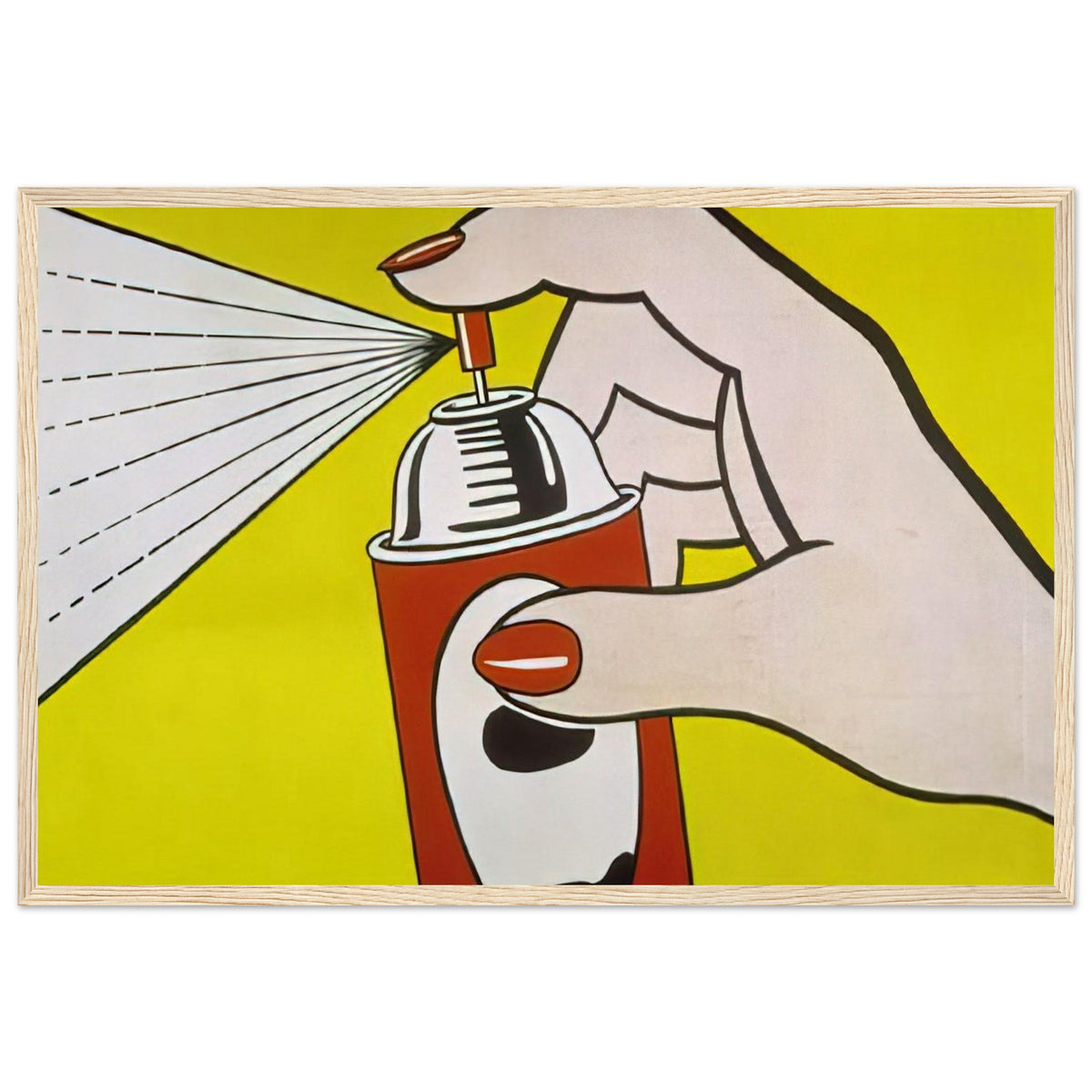 SPRAY 1962 Framed Poster | Roy Lichtenstein Framed Prints Wall Art | Roy Lichtenstein Shop
