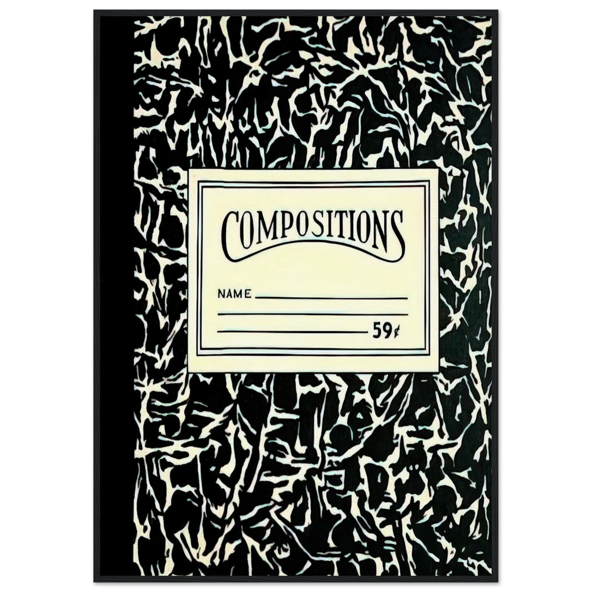 COMPOSITIONS II 1964 Framed Poster | Roy Lichtenstein Framed Prints Wall Art | Roy Lichtenstein Shop