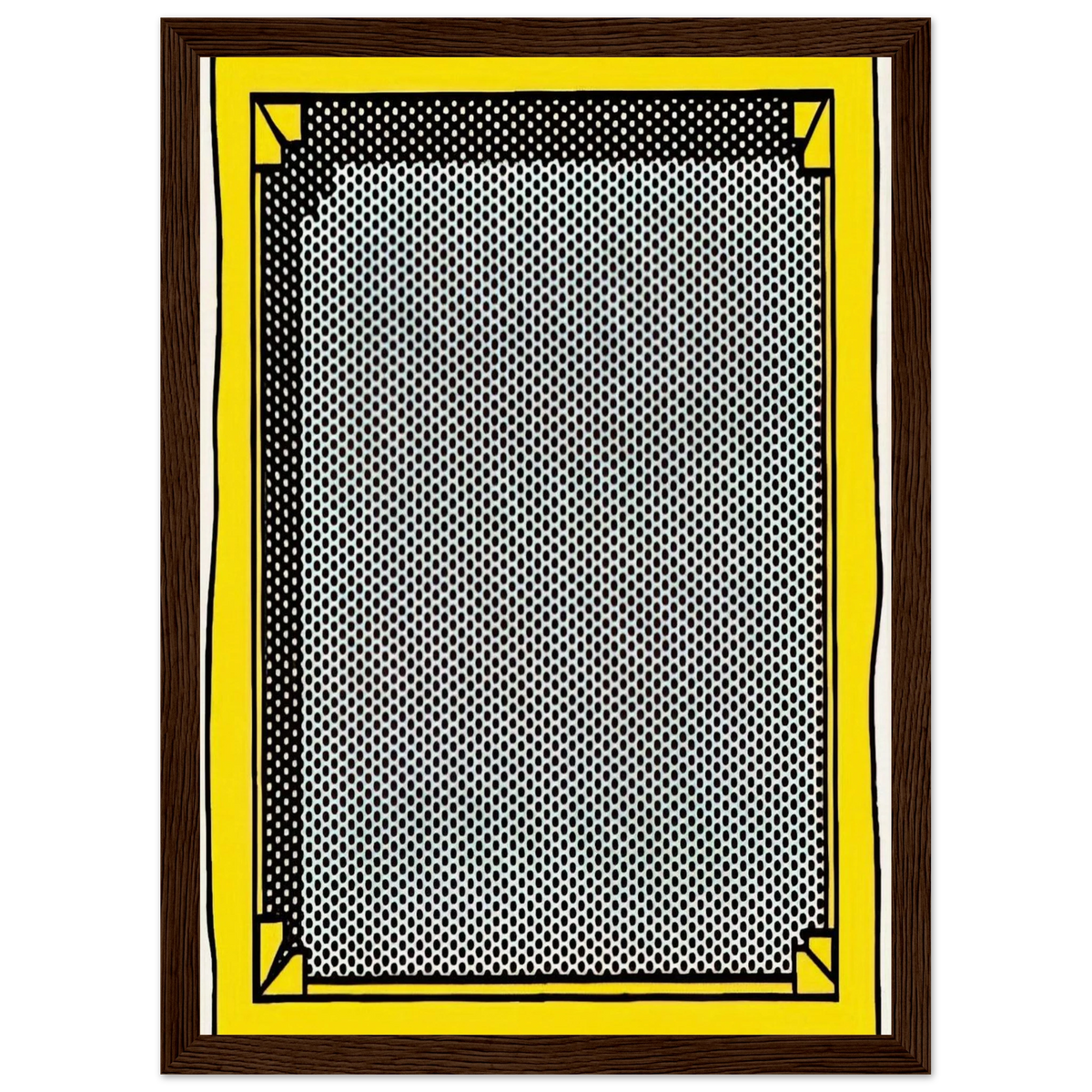 STRETCHER FRAME Framed Poster | Roy Lichtenstein Framed Prints Wall Art | Roy Lichtenstein Shop