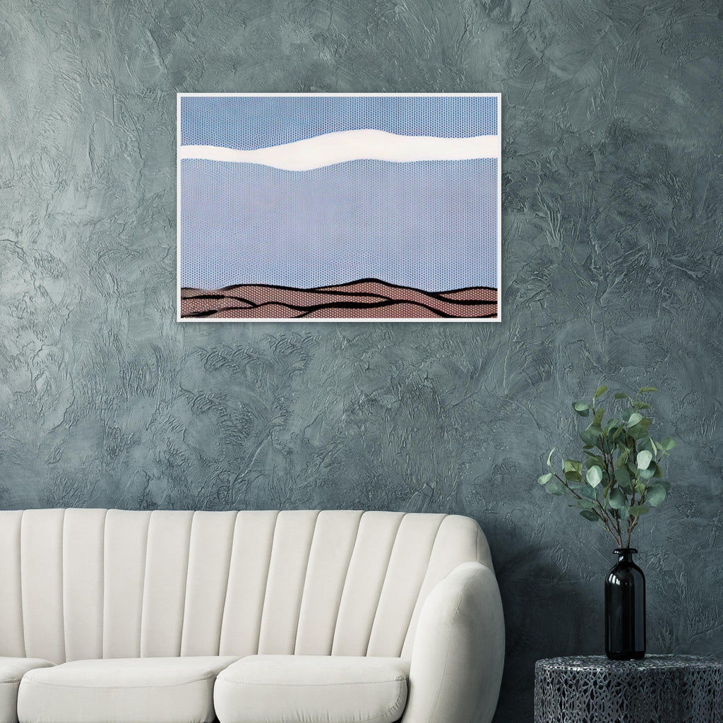 LANDSCAPE 1964 Framed Poster | Roy Lichtenstein Framed Prints Wall Art | Roy Lichtenstein Shop