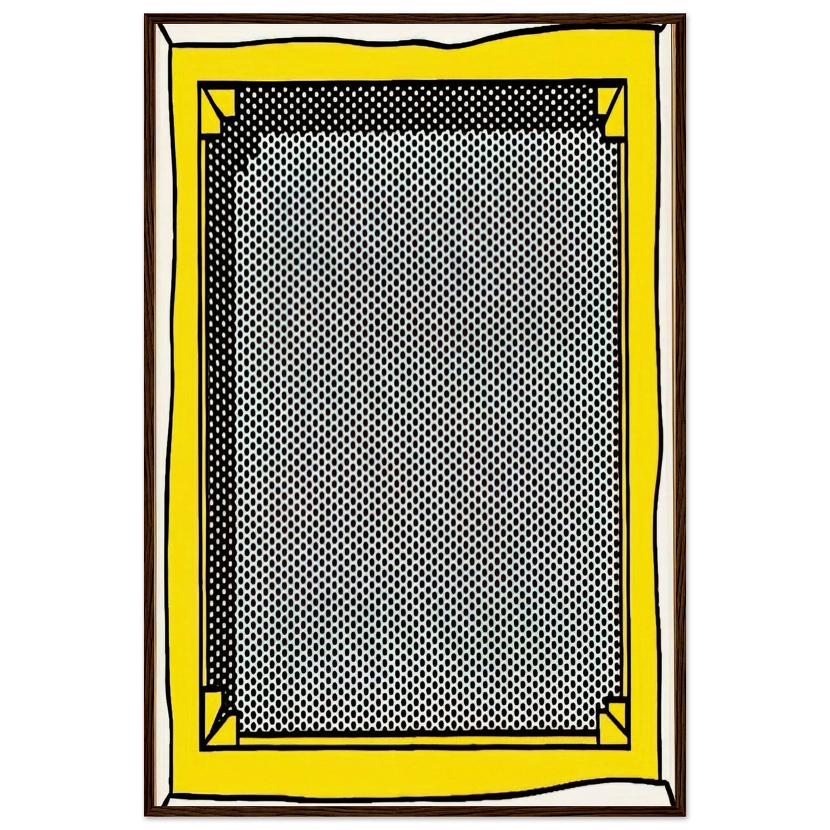 STRETCHER FRAME Framed Poster | Roy Lichtenstein Framed Prints Wall Art | Roy Lichtenstein Shop