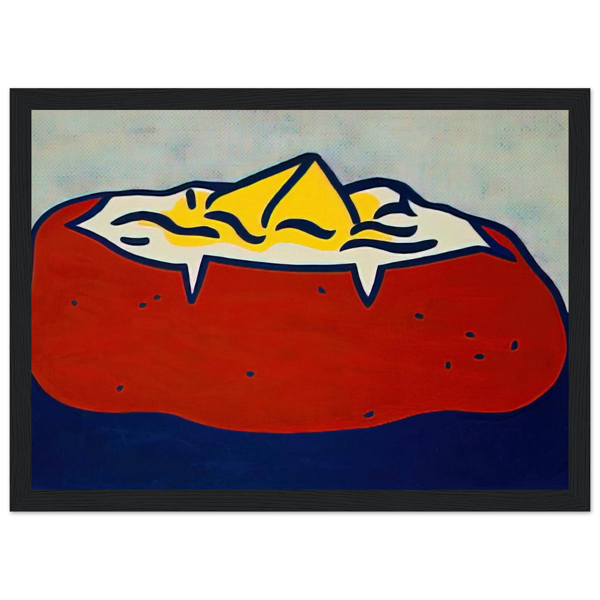 BAKED POTATO 1962 Framed Poster | Roy Lichtenstein Framed Prints Wall Art | Roy Lichtenstein Shop