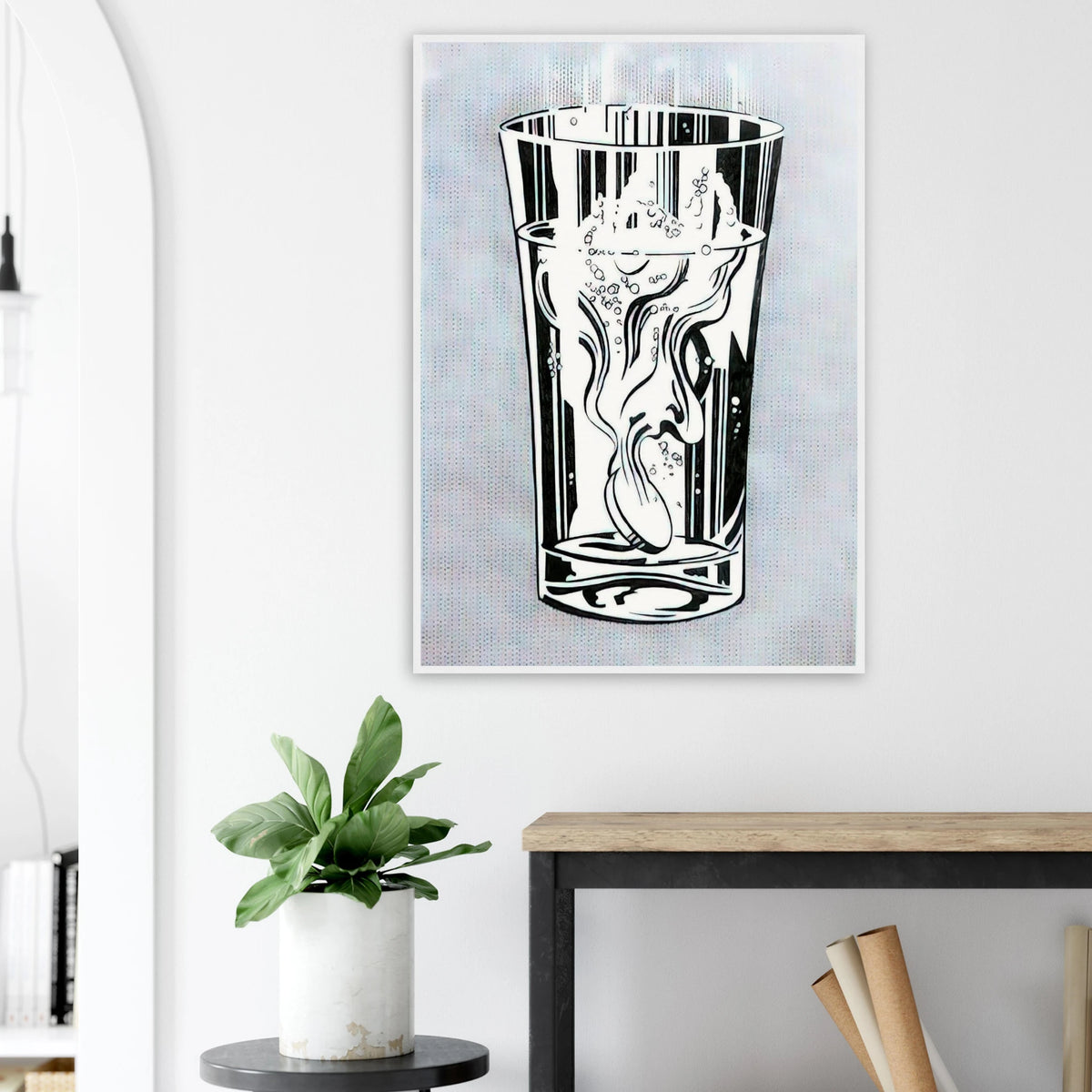 ALKA SELTZER 1966 Framed Poster | Roy Lichtenstein Framed Prints Wall Art | Roy Lichtenstein Shop