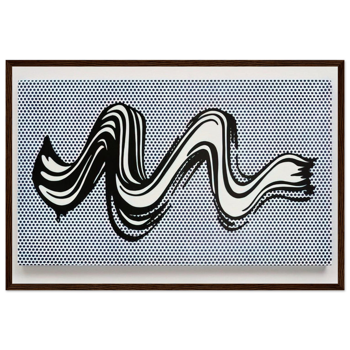 BRUSHSTROKE 1965 Framed Poster | Roy Lichtenstein Framed Prints Wall Art | Roy Lichtenstein Shop