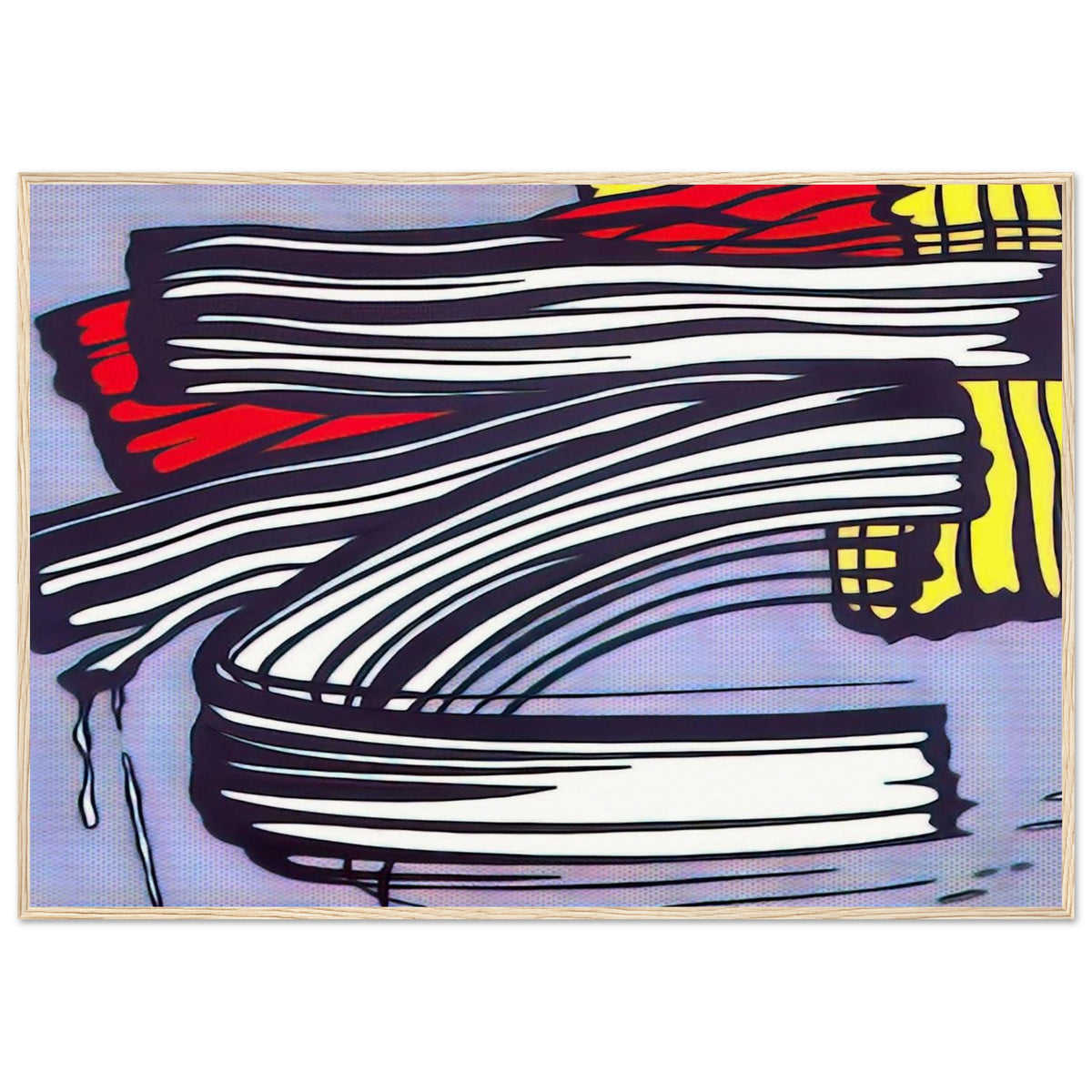 LITTLE BIG PAINTING 1965 Framed Poster | Roy Lichtenstein Framed Prints Wall Art | Roy Lichtenstein Shop