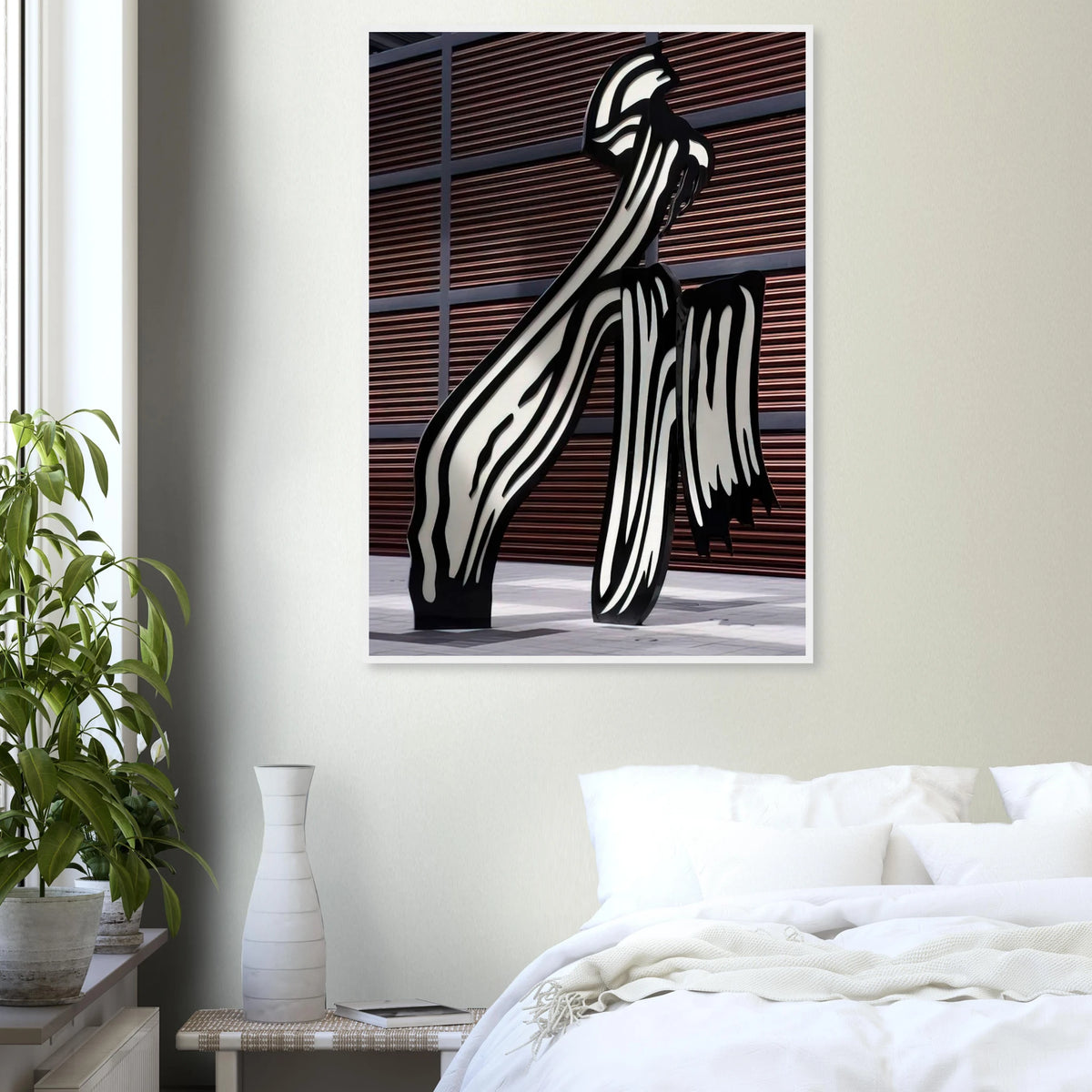 BRUSHSTROKE 1996 Framed Poster | Roy Lichtenstein Framed Prints Wall Art | Roy Lichtenstein Shop