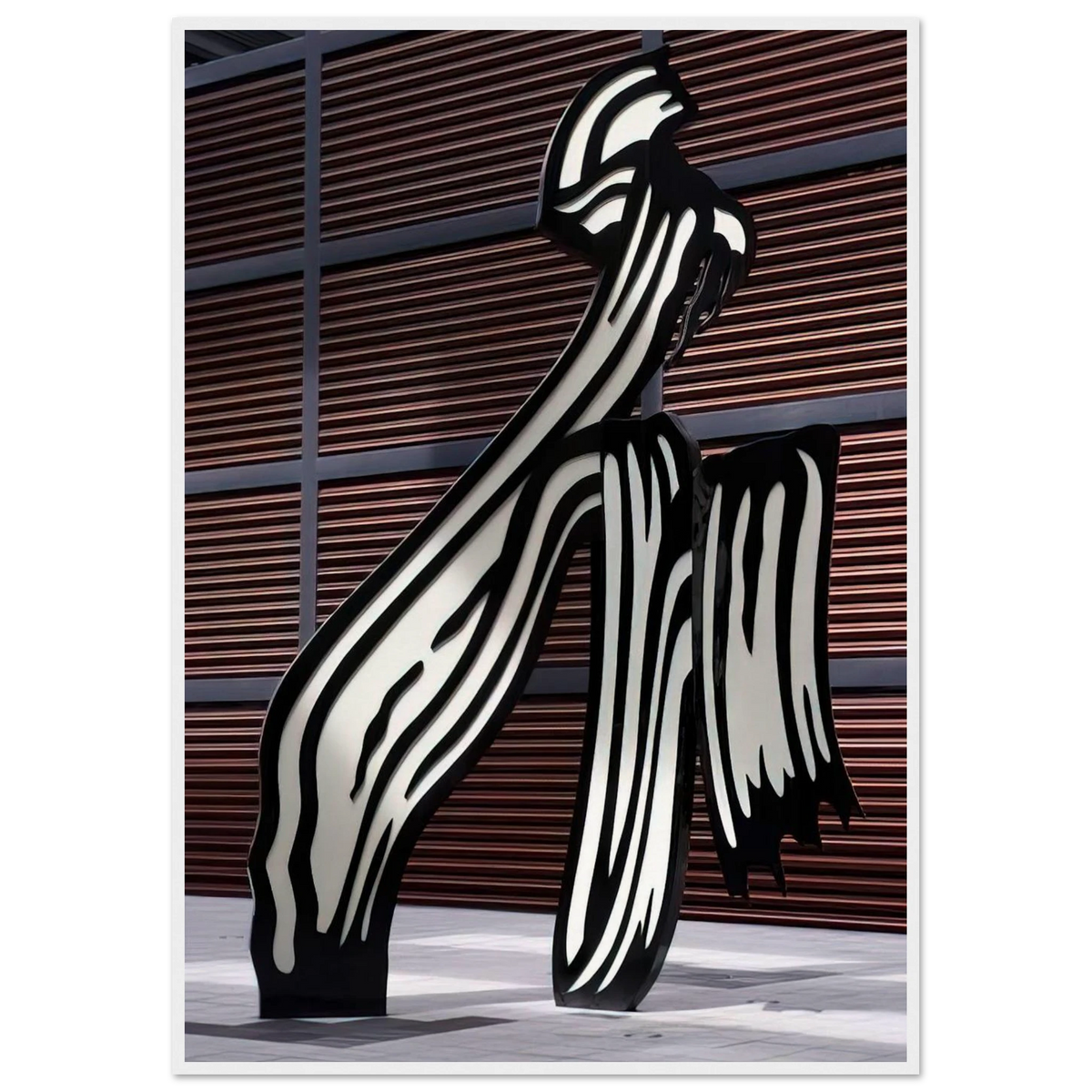 BRUSHSTROKE 1996 Framed Poster | Roy Lichtenstein Framed Prints Wall Art | Roy Lichtenstein Shop