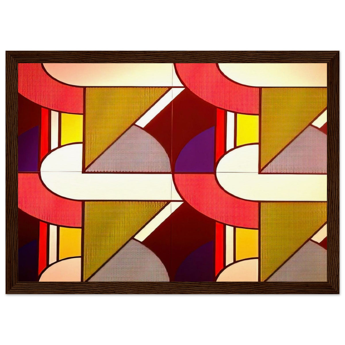 MODULAR PAINTING WITH FOUR PANELS 2 1969 Framed Poster | Roy Lichtenstein Framed Prints Wall Art | Roy Lichtenstein Shop