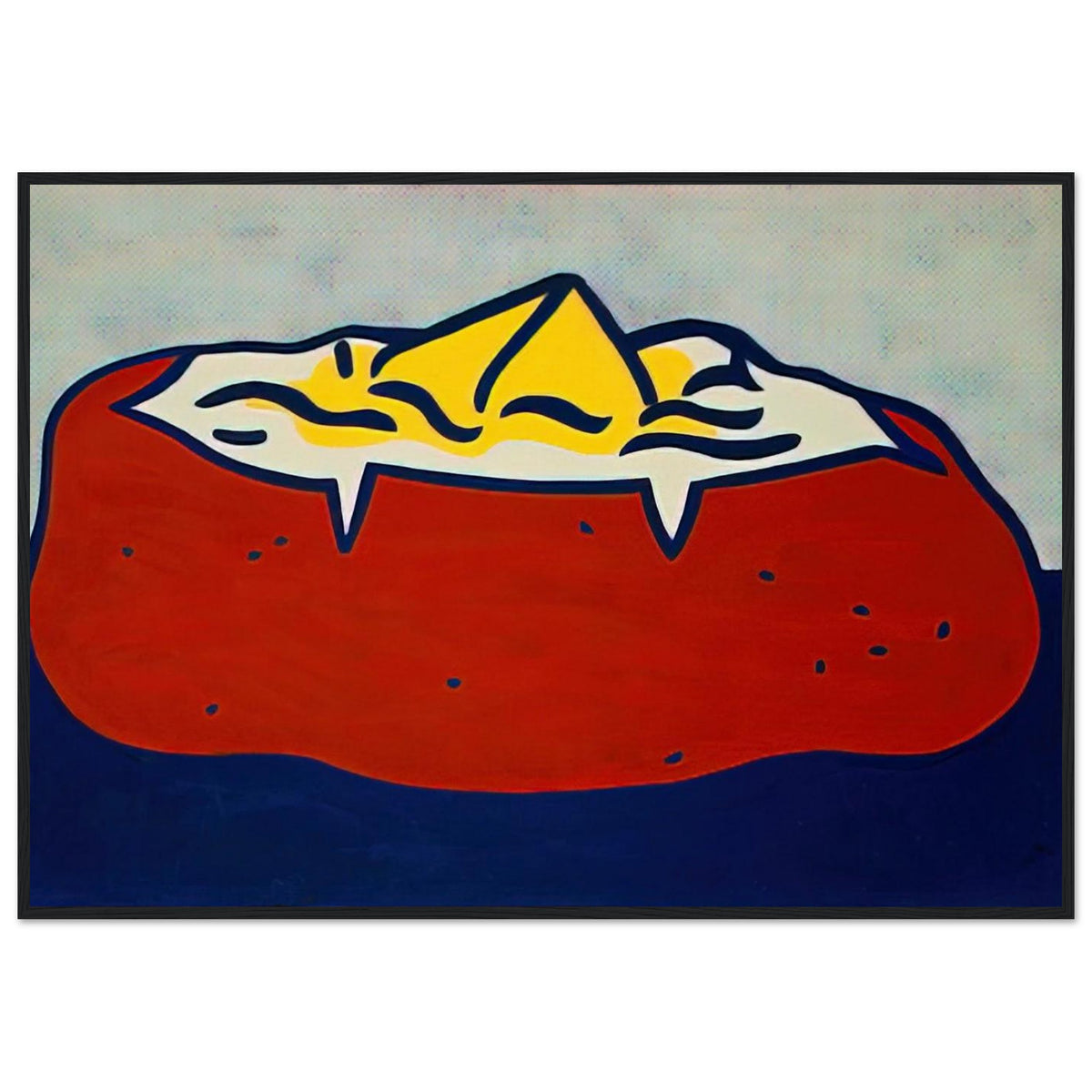 BAKED POTATO 1962 Framed Poster | Roy Lichtenstein Framed Prints Wall Art | Roy Lichtenstein Shop
