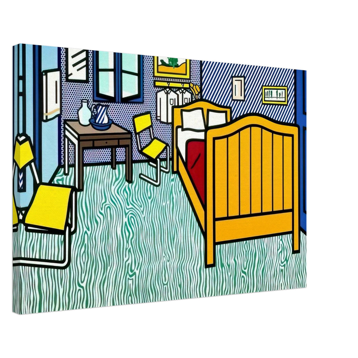 BEDROOM AT ARLES 1992 Canvas | Roy Lichtenstein Canvas | Roy Lichtenstein Shop