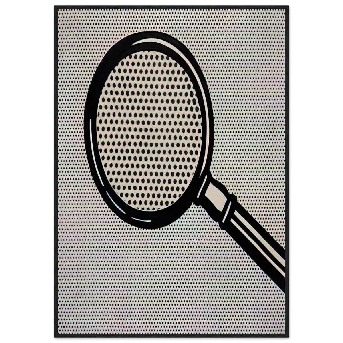 MAGNIFYING GLASS 1963 Framed Poster | Roy Lichtenstein Framed Prints Wall Art | Roy Lichtenstein Shop