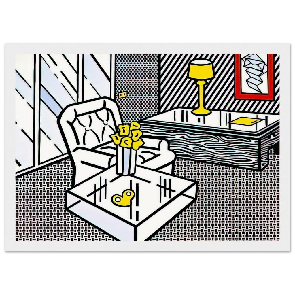 THE DEN 1990 Framed Poster | Roy Lichtenstein Framed Prints Wall Art | Roy Lichtenstein Shop