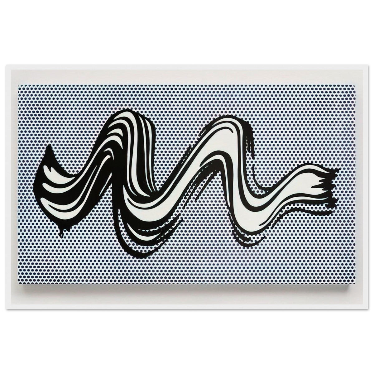 BRUSHSTROKE 1965 Framed Poster | Roy Lichtenstein Framed Prints Wall Art | Roy Lichtenstein Shop
