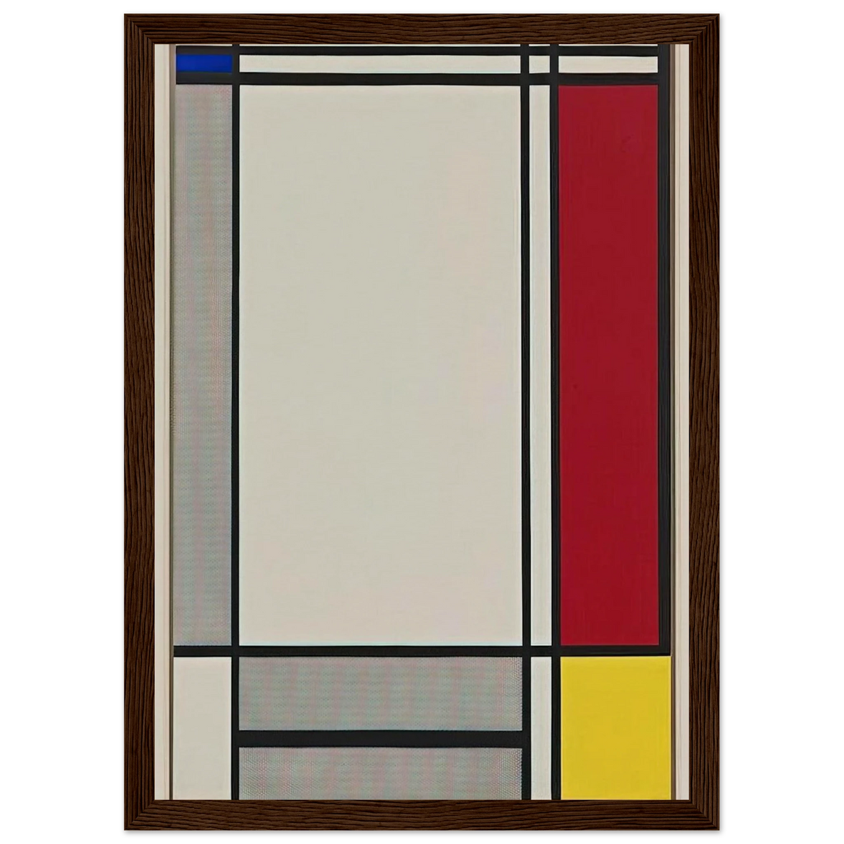 NON OBJECTIVE I 1964 Framed Poster | Roy Lichtenstein Framed Prints Wall Art | Roy Lichtenstein Shop