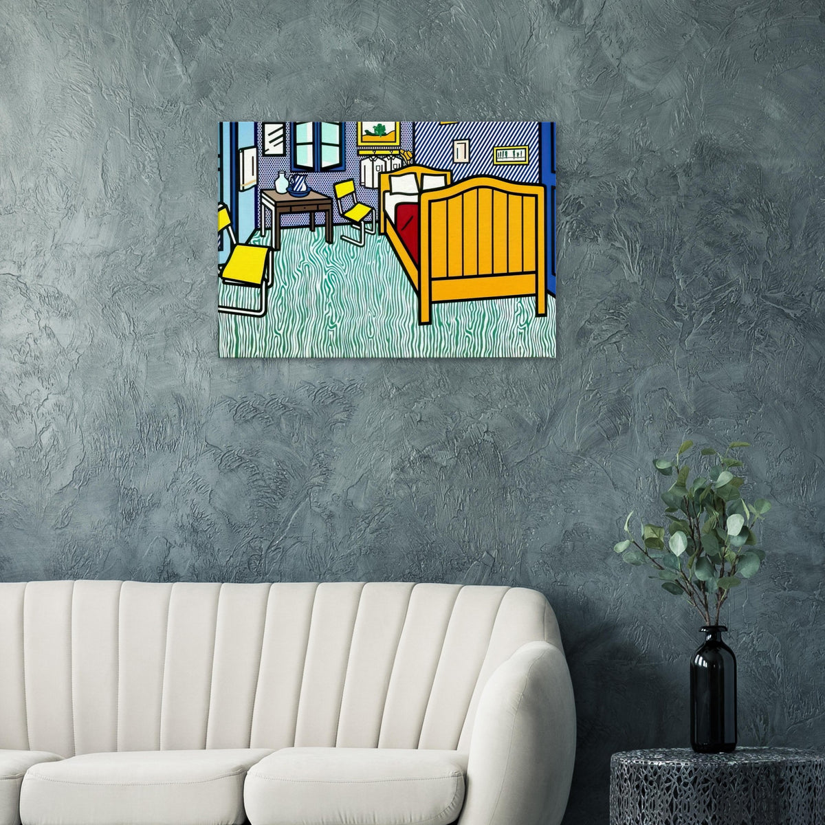 BEDROOM AT ARLES 1992 Canvas | Roy Lichtenstein Canvas | Roy Lichtenstein Shop