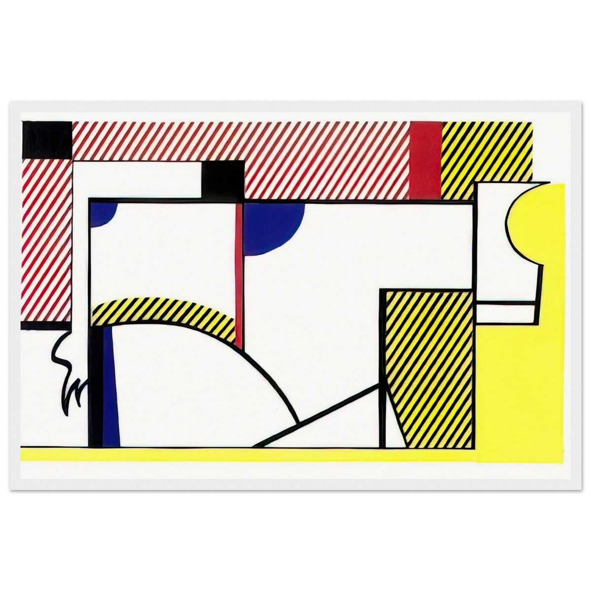 BULL VI 1973 Framed Poster | Roy Lichtenstein Framed Prints Wall Art | Roy Lichtenstein Shop