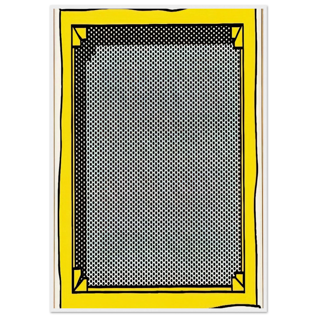 STRETCHER FRAME Framed Poster | Roy Lichtenstein Framed Prints Wall Art | Roy Lichtenstein Shop