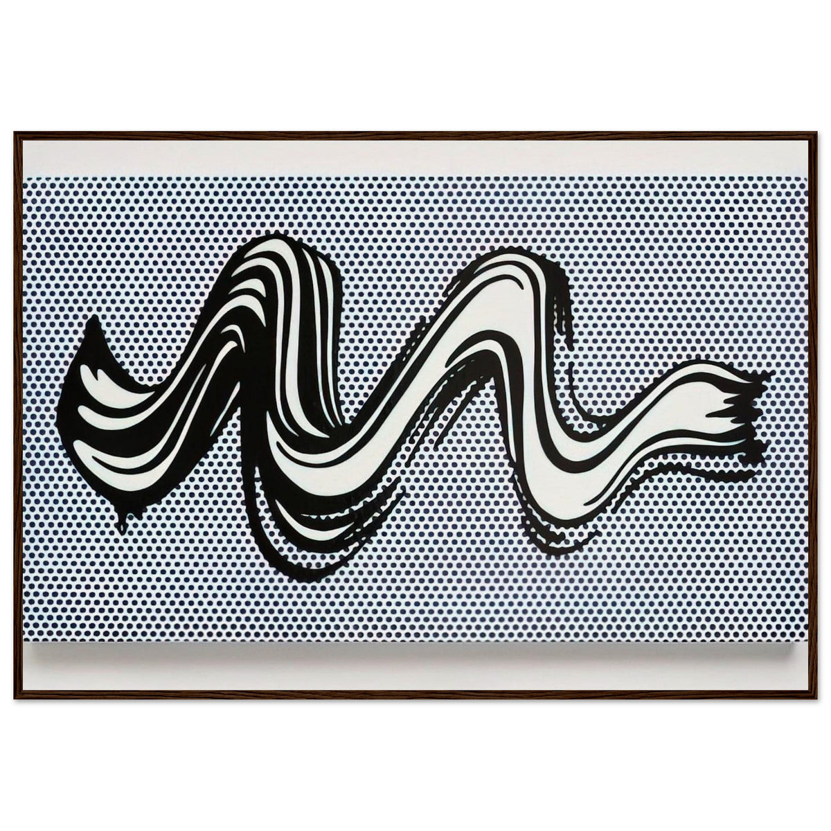 BRUSHSTROKE 1965 Framed Poster | Roy Lichtenstein Framed Prints Wall Art | Roy Lichtenstein Shop