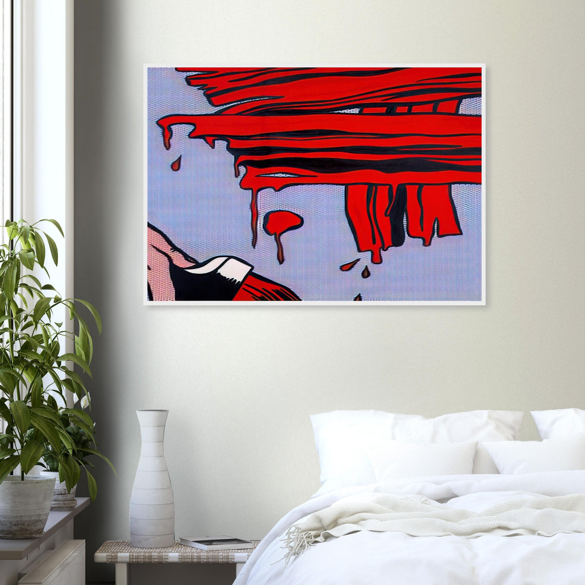BRUSHSTROKES 1965 Framed Poster | Roy Lichtenstein Framed Prints Wall Art | Roy Lichtenstein Shop