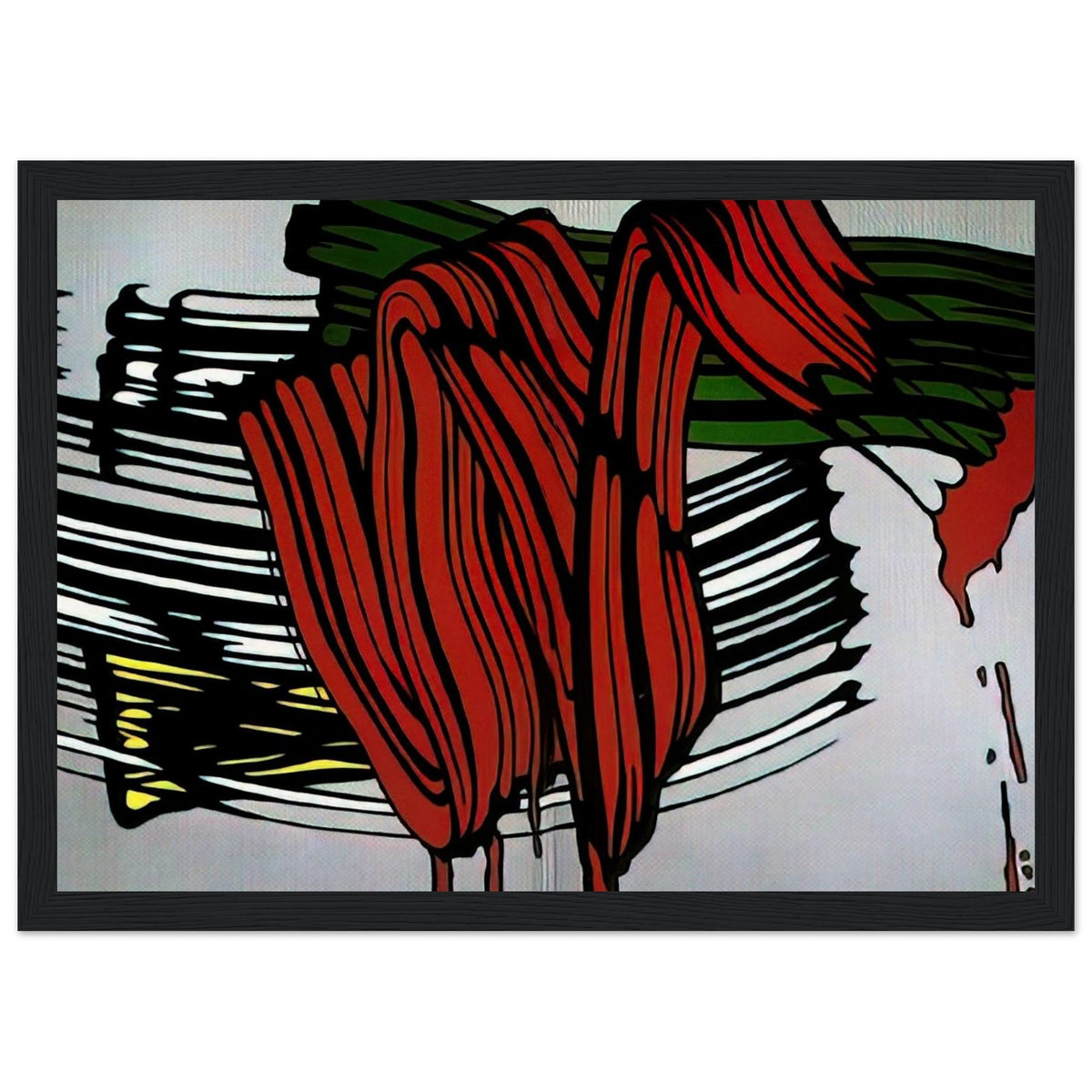 BIG PAINTING NO 6 1965 1 Framed Poster | Roy Lichtenstein Framed Prints Wall Art | Roy Lichtenstein Shop