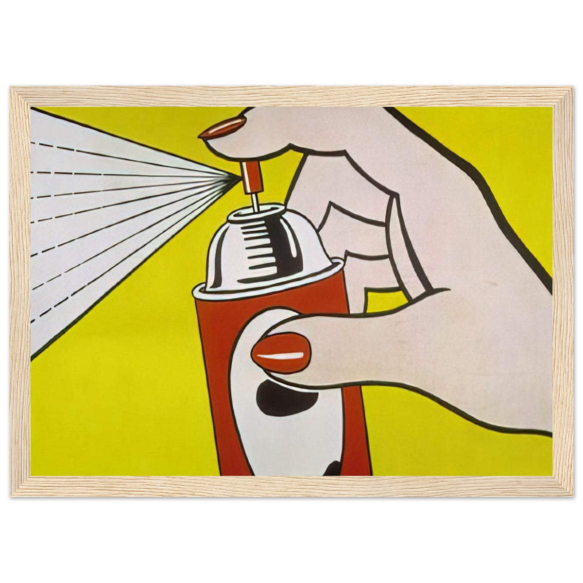 SPRAY 1962 Framed Poster | Roy Lichtenstein Framed Prints Wall Art | Roy Lichtenstein Shop
