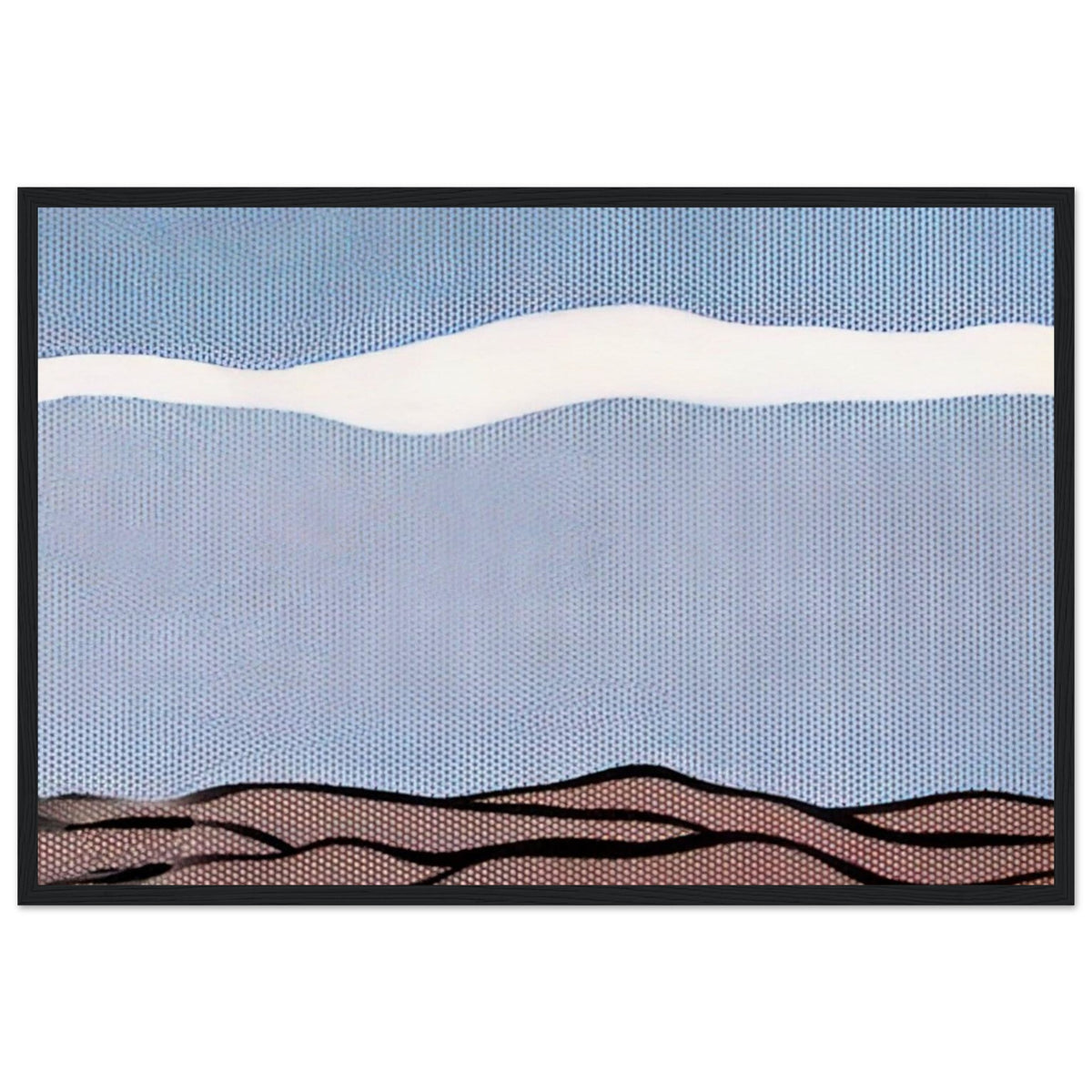 LANDSCAPE 1964 Framed Poster | Roy Lichtenstein Framed Prints Wall Art | Roy Lichtenstein Shop