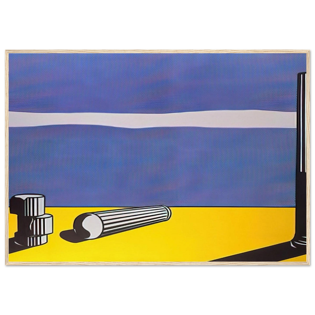 RUINS 1965 Framed Poster | Roy Lichtenstein Framed Prints Wall Art | Roy Lichtenstein Shop