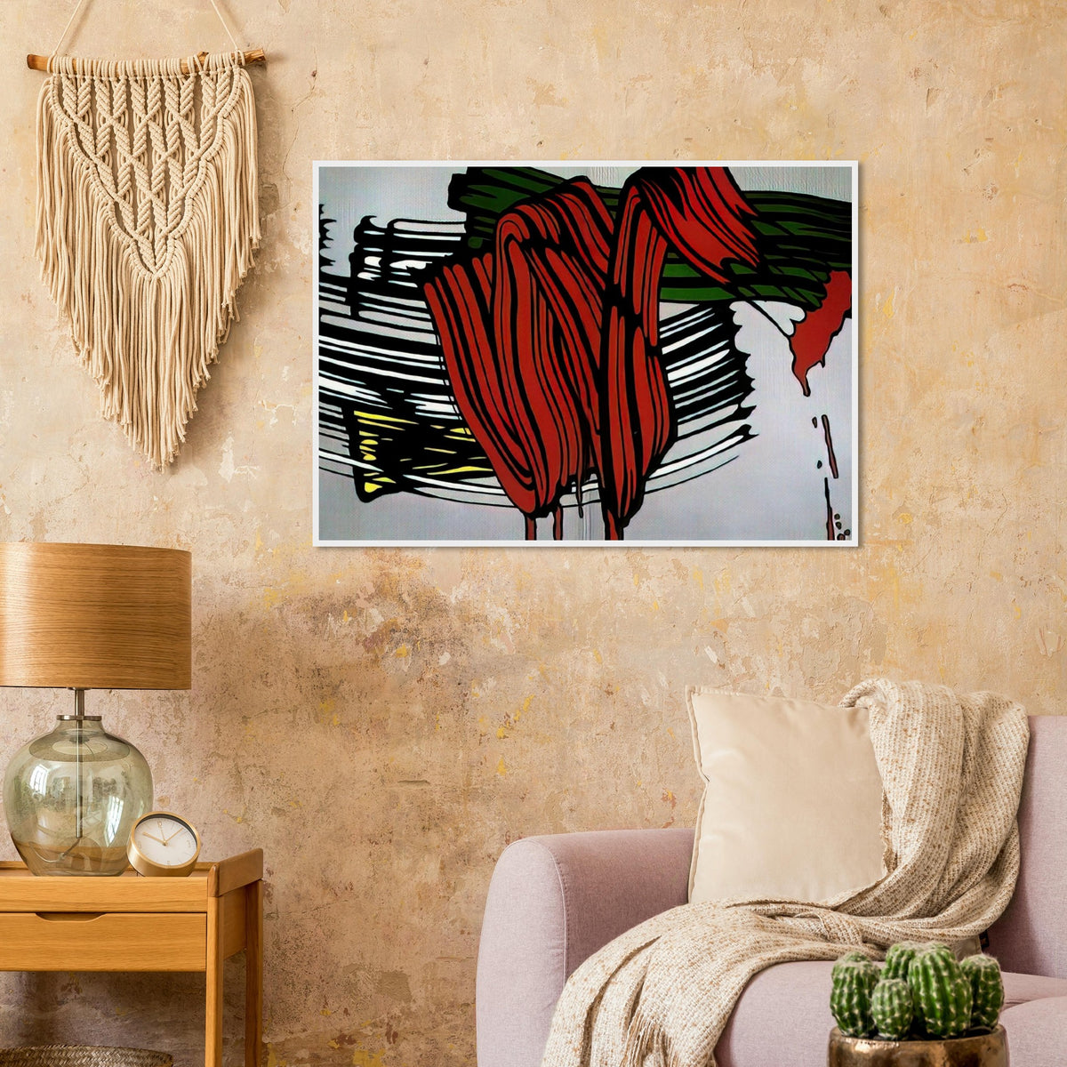 BIG PAINTING NO 6 1965 1 Framed Poster | Roy Lichtenstein Framed Prints Wall Art | Roy Lichtenstein Shop