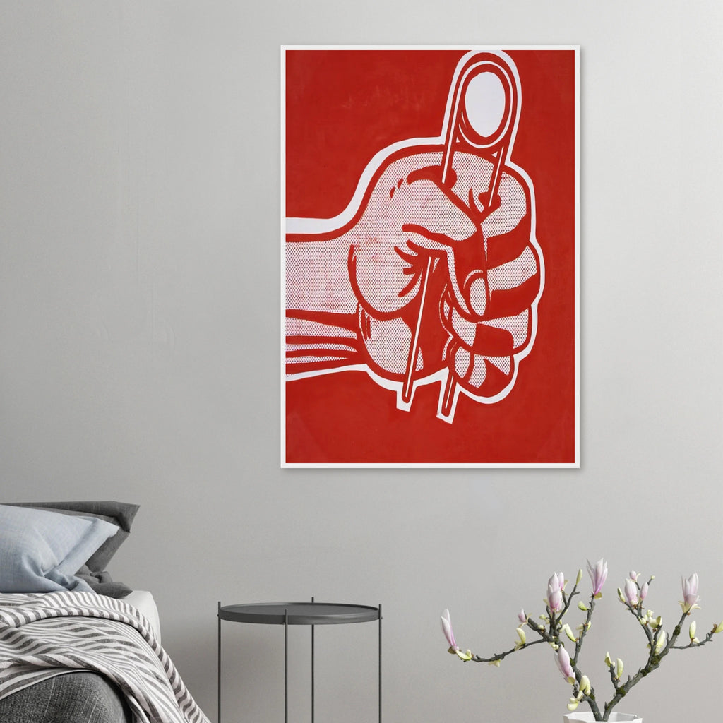 THE GRIP 1962 Framed Poster | Roy Lichtenstein Framed Prints Wall Art | Roy Lichtenstein Shop