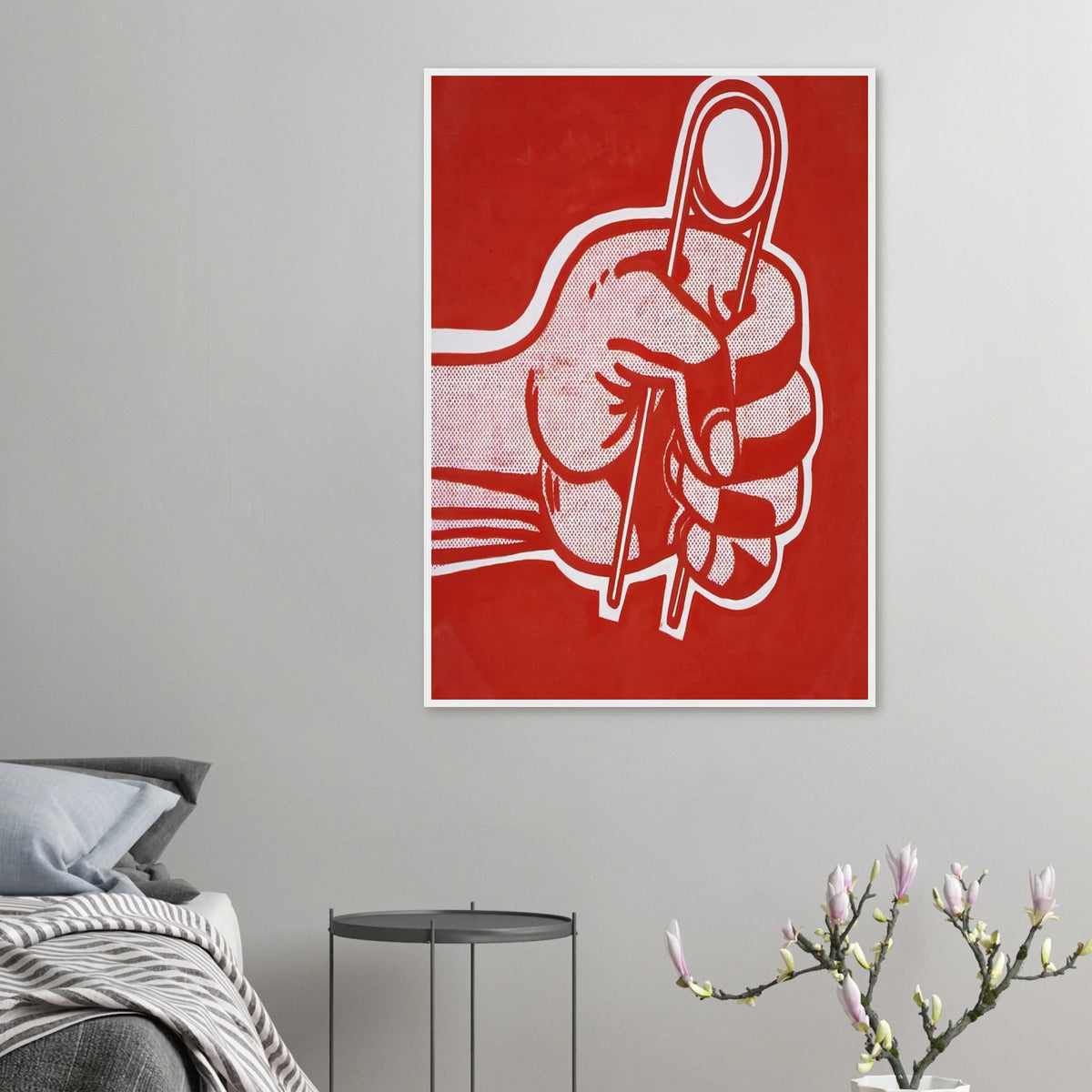 THE GRIP 1962 Framed Poster | Roy Lichtenstein Framed Prints Wall Art | Roy Lichtenstein Shop