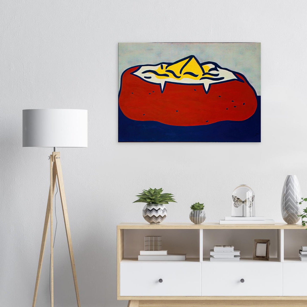 BAKED POTATO 1962 Canvas | Roy Lichtenstein Canvas | Roy Lichtenstein Shop