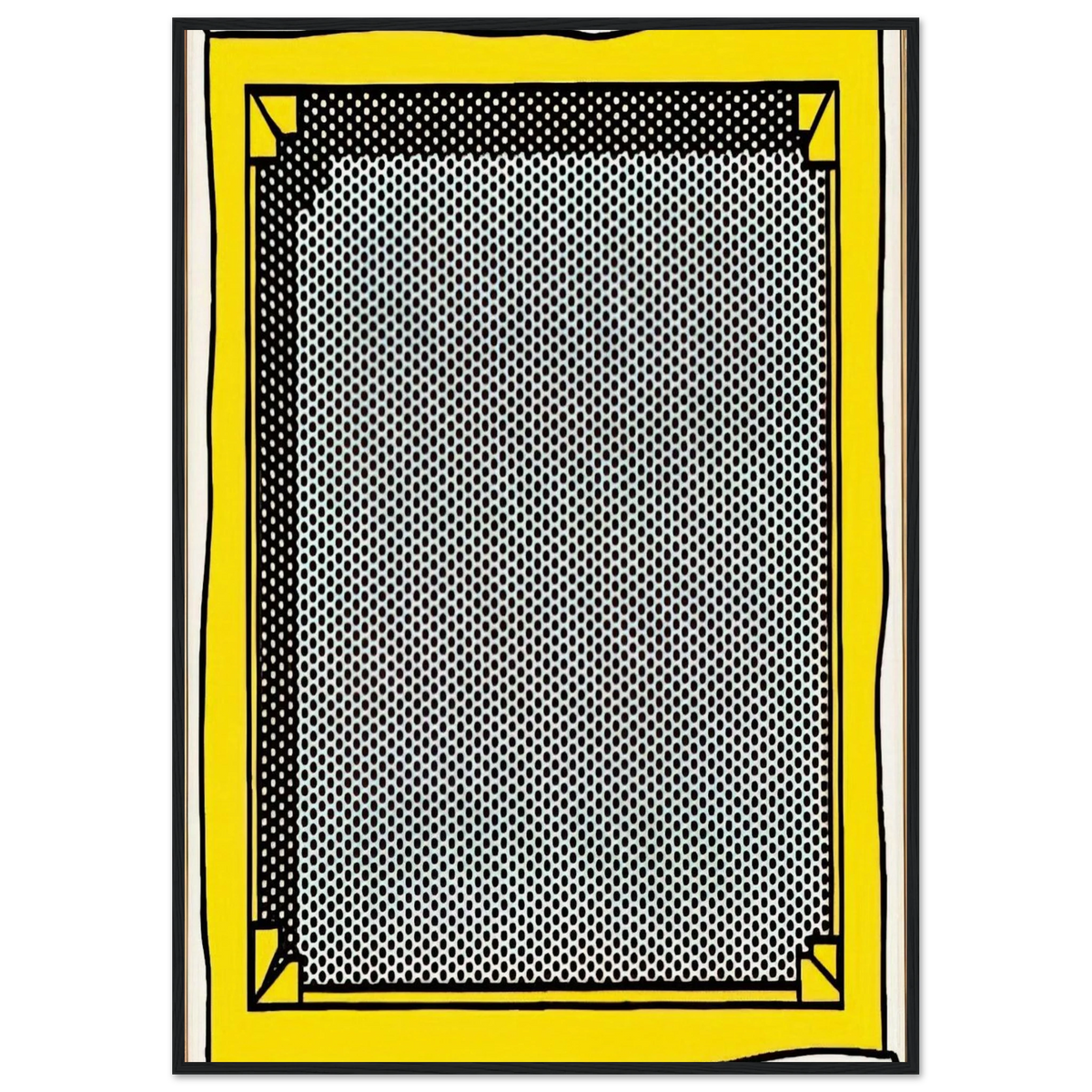 STRETCHER FRAME Framed Poster | Roy Lichtenstein Framed Prints Wall Art | Roy Lichtenstein Shop