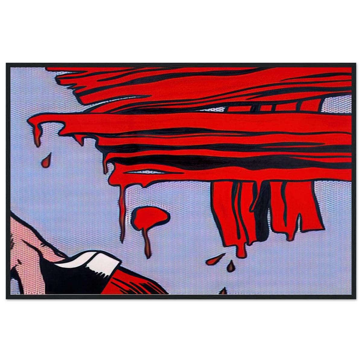 BRUSHSTROKES 1965 Framed Poster | Roy Lichtenstein Framed Prints Wall Art | Roy Lichtenstein Shop