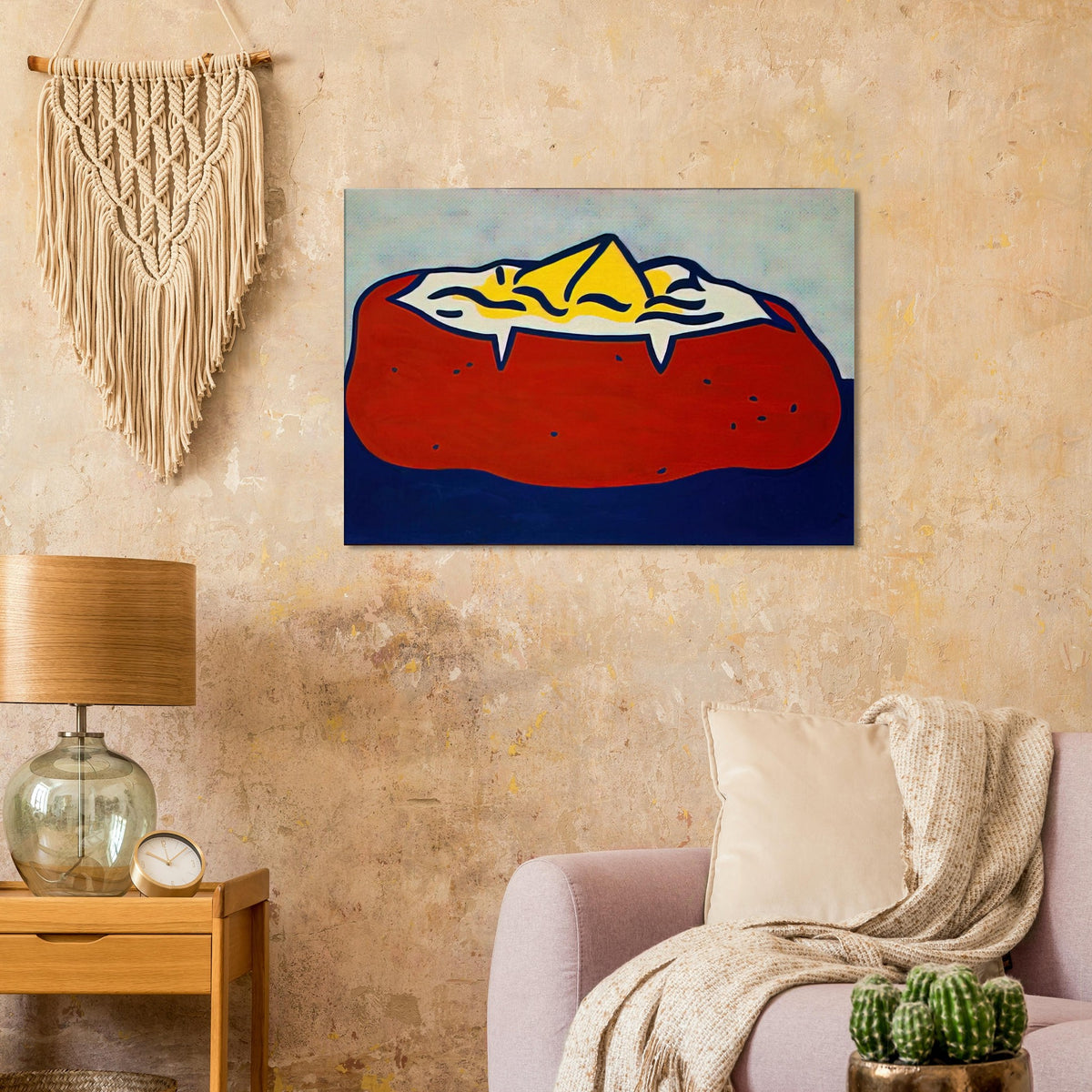 BAKED POTATO 1962 Canvas | Roy Lichtenstein Canvas | Roy Lichtenstein Shop