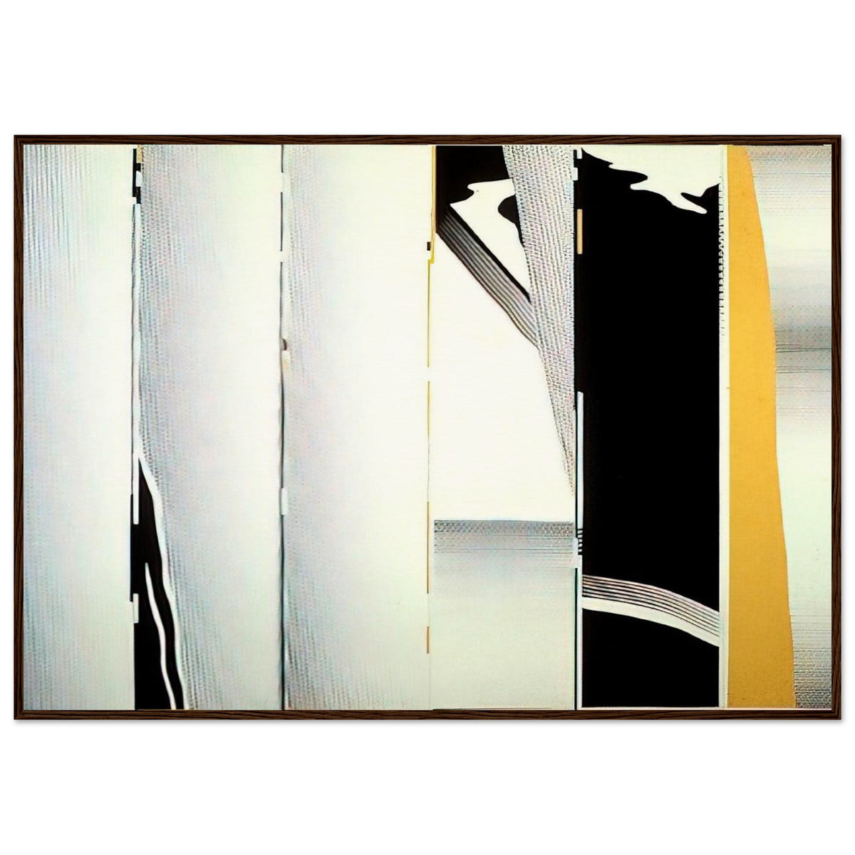 MIRROR SIX PANELS 1 1970 Framed Poster | Roy Lichtenstein Framed Prints Wall Art | Roy Lichtenstein Shop