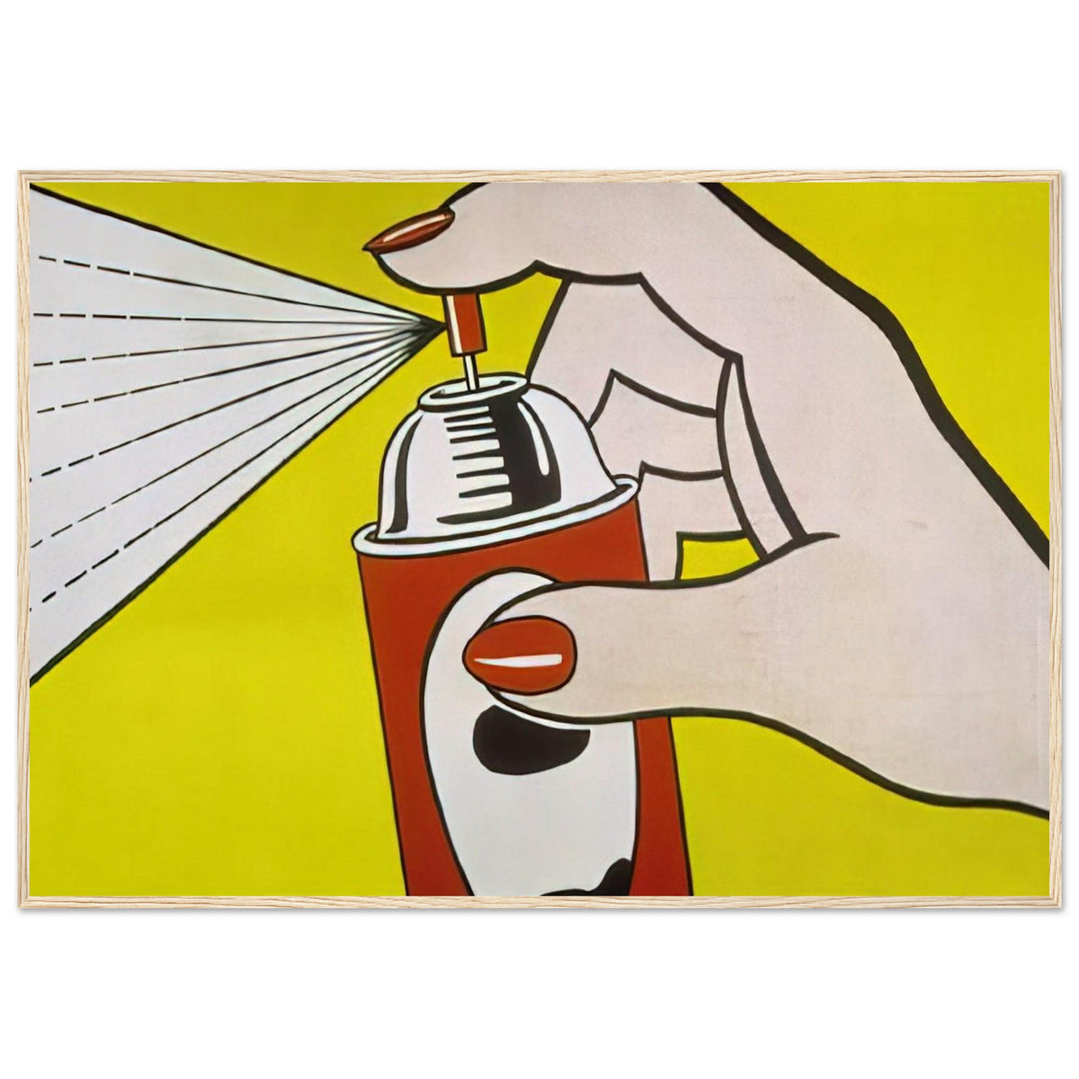 SPRAY 1962 Framed Poster | Roy Lichtenstein Framed Prints Wall Art | Roy Lichtenstein Shop