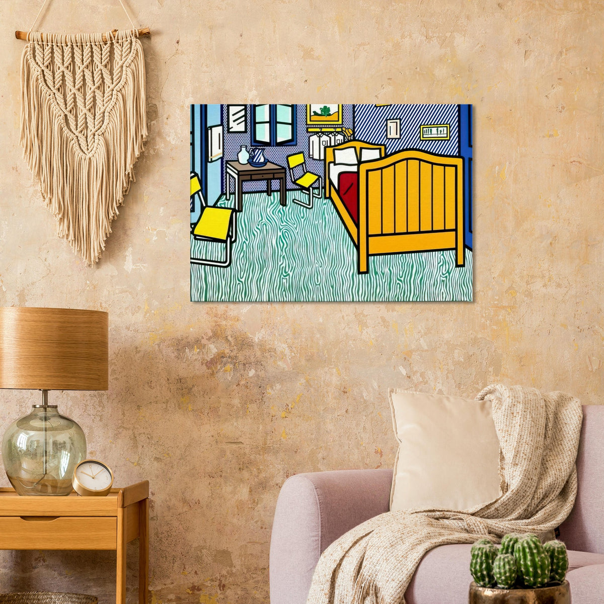 BEDROOM AT ARLES 1992 Canvas | Roy Lichtenstein Canvas | Roy Lichtenstein Shop