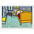 BEDROOM AT ARLES 1992 Framed Poster | Roy Lichtenstein Framed Prints Wall Art | Roy Lichtenstein Shop