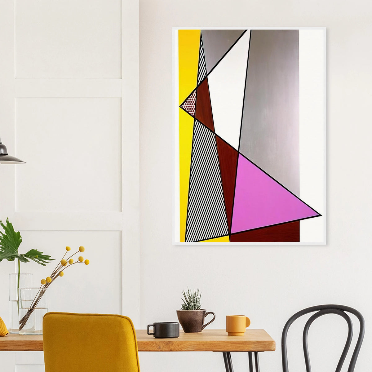 IMPERFECT PAINTING 1986 Framed Poster | Roy Lichtenstein Framed Prints Wall Art | Roy Lichtenstein Shop