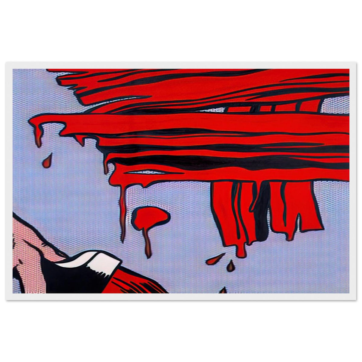 BRUSHSTROKES 1965 Framed Poster | Roy Lichtenstein Framed Prints Wall Art | Roy Lichtenstein Shop