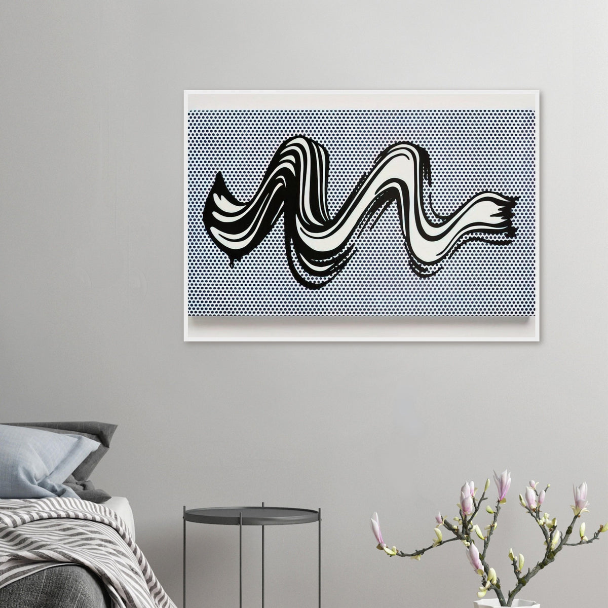 BRUSHSTROKE 1965 Framed Poster | Roy Lichtenstein Framed Prints Wall Art | Roy Lichtenstein Shop