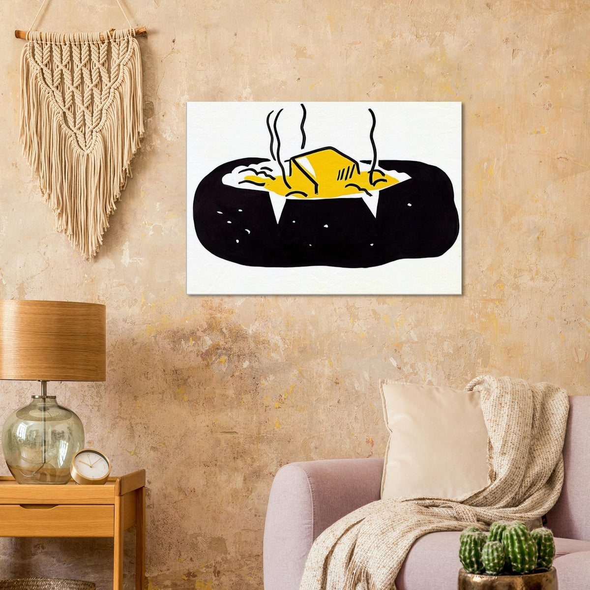 BAKED POTATO 1962 1 Canvas | Roy Lichtenstein Canvas | Roy Lichtenstein Shop
