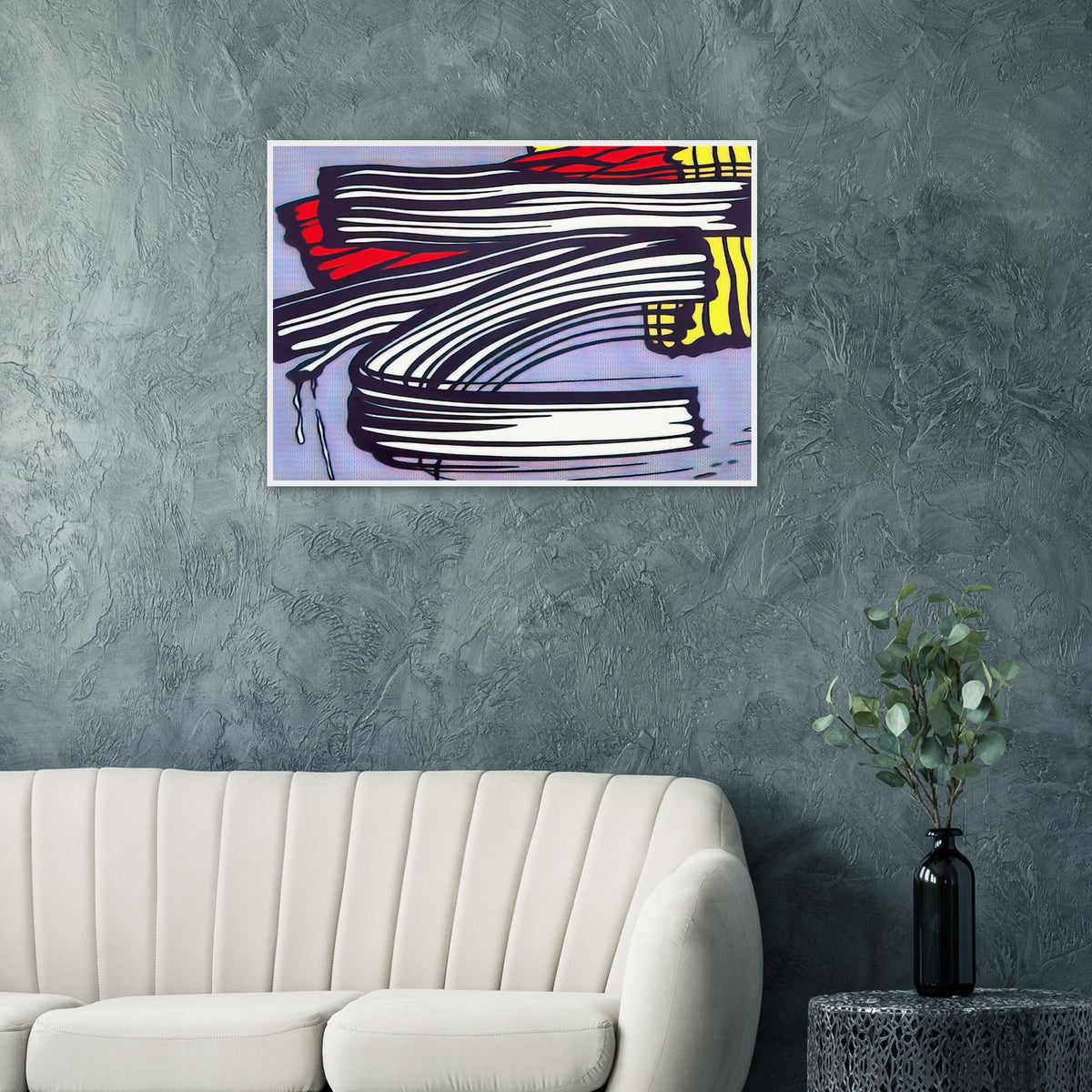 LITTLE BIG PAINTING 1965 Framed Poster | Roy Lichtenstein Framed Prints Wall Art | Roy Lichtenstein Shop