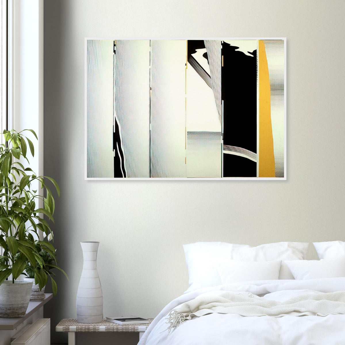 MIRROR SIX PANELS 1 1970 Framed Poster | Roy Lichtenstein Framed Prints Wall Art | Roy Lichtenstein Shop