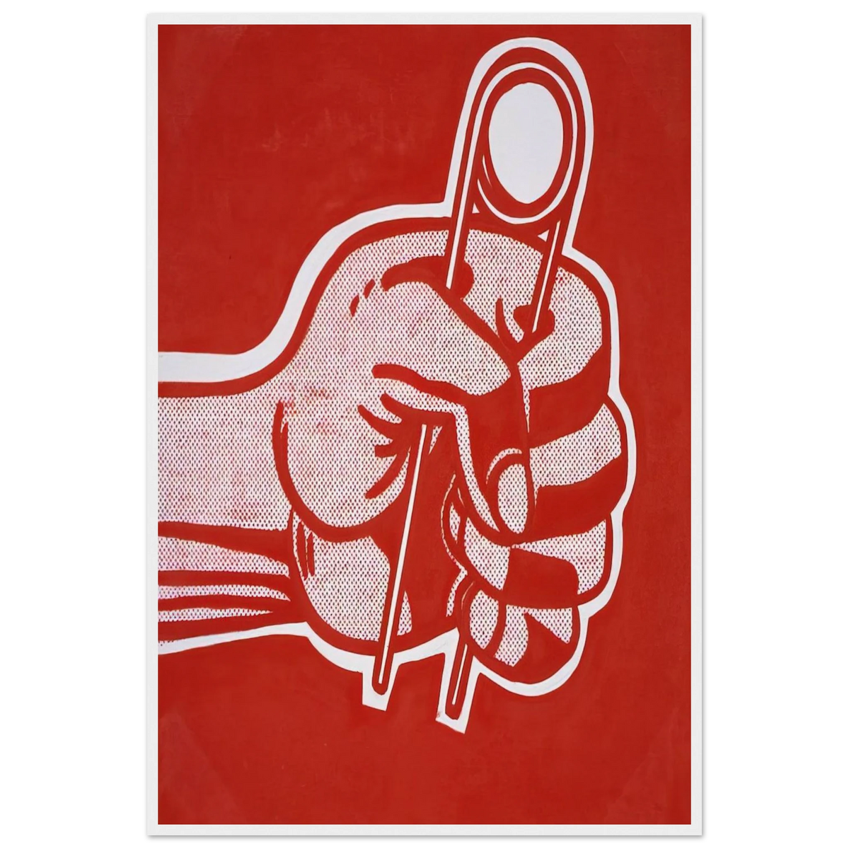 THE GRIP 1962 Framed Poster | Roy Lichtenstein Framed Prints Wall Art | Roy Lichtenstein Shop