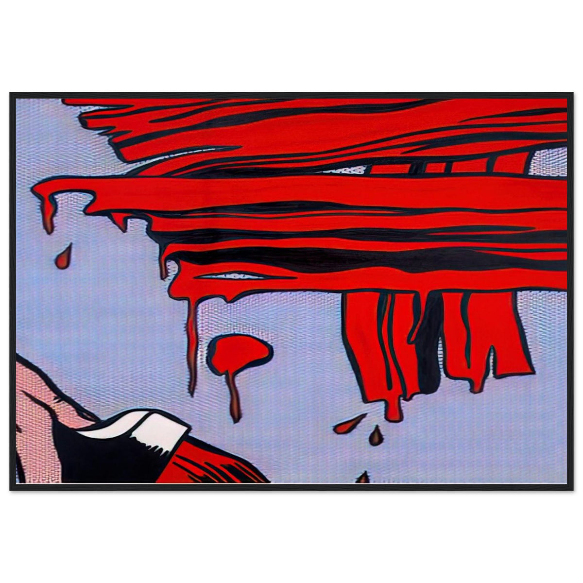 BRUSHSTROKES 1965 Framed Poster | Roy Lichtenstein Framed Prints Wall Art | Roy Lichtenstein Shop